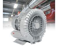 VNATWGOO Souffleur RéGéNéRatif, Souffleur à Anneau Vortex 220 V/380 V, Pompe à Vide Industrielle, pour Le DéPoussiéRage De La Ventilation D'Usine Et De sous-Sol,1.5KW/380V