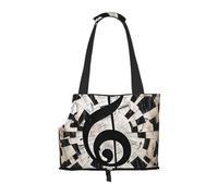 vnbbma Sac fourre-tout de voyage pliable et léger pour petits chiens, chats, pour voyage, sorties sur le thème de la musique