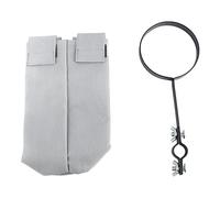 Vnbuimzls Support de Sac pour Baguettes de Tambour avec Pince, Support pour Baguettes de Tambour, Rangement en Tissu Oxford de Grande capacité pour Plusieurs Baguettes, Sac pour Baguettes (WH04 Gris)