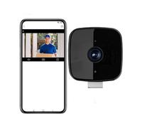 VNDGEOUH Caméra de sécurité Intelligente 2K for fenêtre, caméra de sécurité dôme 2K for Une Utilisation intérieure, Image Ultra-Nette 3 MP avec Vision Nocturne Couleur améliorée(Without TF Card)