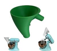 VNDGEOUH Entonnoir à Farine for Batteur sur Socle Kitchen Aid KSM150 de 5 litres, Accessoire for Liquide d'œuf, avec entonnoirs faciles à Verser, Cadeaux for boulangers(Green)