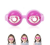 VNDGEOUH Lunettes Clignotantes, Lunettes Amusantes avec mécanisme de clin d'œil, for des Selfies et des Sorties Bien Plus divertissants !(Pink)