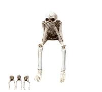 VNDGEOUH Simulation de crâne for cheminée d'halloween, Figurines de Collection squelettes sans Danger for Halloween, Figurines for Table de fête à la Maison(1)