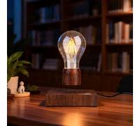 Vnemofey Lampe flottante magnétique avec rotation silencieuse à 360 degrés, lampe à lévitation, ampoule LED à lévitation magnétique, lampe de bureau, lampe de table, lampe de décoration d'art moderne