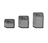 Vninkul 4 Pièces Patin Antivibration Machine a Laver, Hauteur 4 cm, Pied Antidérapant pour Machine à Laver, Rehausseur Cuisiniere Anti-Bruit pour Séchoir, Frigo, Lave-Linge, Lave-Vaisselle (Gris)