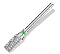 Vnjaoi Carbide Nail Drill Bit Foret à ongles électrique professionnel en carbure 3/32" Foret à ongles pour enlever rapidement les ongles en acrylique ou en gel dur pour manucure et la pédicure (Gros)
