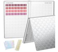 Vnjaoi présentoir à ongles livre 308 couleurs pour (Argent)