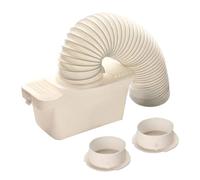 VNJUGF 1 pièce de machine de séchage, réservoir d'eau, conduit d'air en PVC, sécheur à tambour, condenseur, collecteur de poussière, conduit d'échappement extensible flexible wanglan