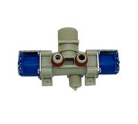 VNJUGF 1PC Solénoïde électrique magnétique DC 12V Vanne d'entrée d'eau compatible avec LG Machine à laver T80MS33PD T80MS33PDE T80MS33PD1 wanglan