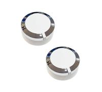 VNJUGF Bouton de commande de minuterie de sèche-linge de remplacement WE01X24552, General Electric AP6026722, 4396547, PS11736611 wanglan(White Silver 2Pcs)