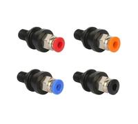 VNJUGF Connecteurs pneumatiques PC4-01 Remote V6 CR10 J-head MK8 Tube 1,75 mm Pièces d'imprimante 3D Raccords à coupleur rapide Pièce Hotend wanglan(Bowden Red 4pcs)