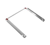 VNJUGF Ensemble de pièces de laveuse et sécheuse empilables en acier inoxydable de 27 pouces, support d'empilage for machine à laver et sèche-linge, vis wanglan