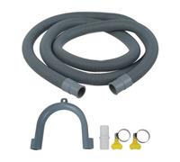 VNJUGF Kit de rallonge de tuyau de vidange de 2 m, tuyau de vidange de remplacement universel de 6,6 pi for lave-linge, sèche-linge, lave-vaisselle et autres wanglan(Gris)