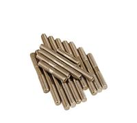 VNJUGF Lot de 10 goujons à double extrémité en titane M6 et M8 x 60/80/100/120-200 mm, vis à goujon à double filetage Ti Double GR2 wanglan(M8x40 b(15x20mm))