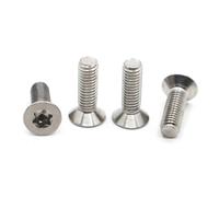 VNJUGF Lot de 5 à 50 vis à tête fraisée plate en acier inoxydable 304, M1.4, M1.6, M2, M2.5, M3, M4, M5, M6, M8, GB2673, A2-70 wanglan(3mm,M1.4 50pcs)