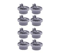 VNJUGF Lot de 8 roulettes de rechange for panier inférieur de lave-vaisselle (165314) - Remplace la référence 420198 AP2802428 wanglan