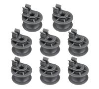 VNJUGF Lot de 8 roulettes for panier supérieur de lave-vaisselle 4581DD3002A, accessoires for assemblage de rouleaux et d'essieux wanglan