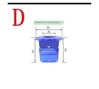 VNJUGF Noyau de Fuite Anti-Odeur en Silicone for Salle de Bain, Drain de canalisation d'eau, Drain d'évier intérieur, vanne de vidange unidirectionnelle, Noyau d'égout wanglan(D-Inner 45-50mm S)