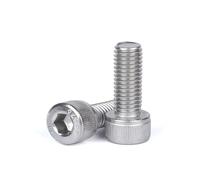 VNJUGF Vis à tête creuse hexagonale en acier inoxydable 304 M1.4 M1.6 M2 Vis à tête cylindrique à six pans creux Boulon à tête cylindrique à six pans creux wanglan(20pcs,M2x15)
