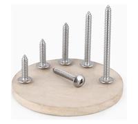 VNJUGF Vis autotaraudeuses cruciformes M3 M3.5 M4 M4.2 à tête plate, grande vis autotaraudeuse, filetage cruciforme, clou en acier inoxydable résistant à la corrosion wanglan(M4x30-10PCS)