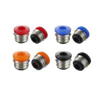 VNJUGF XCR3D Lot de 4 ou 8 pièces for imprimante 3D, raccords pneumatiques, connecteurs, tube 2 x, prise rapide, kit d'extrudeuse à filament 1,75 mm wanglan(Red 4pcs)