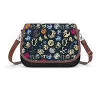 VNJVPWLQW Sac À Bandoulière Femme Art Abstrait Sac De Messager Sac À Main Crossbody Bag Porte-Monnaie 31x22x11cm
