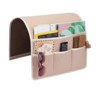 VNLCPX Accoudoir Canapé Organisateur, Range Telecommande Canape avec 4 Poches, Support D'accoudoir Porte pour Télécommande TV Téléphone Magazines