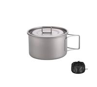 VNLCPX Boîte à Lunch en Titane, Boîte à Déjeuner Adulte avec Poignée, 600 ml, Bento Lunch Box Umami pour En Plein Air, Camping, Voyages, Convient pour une Utilisation Sur une Flamme Nue