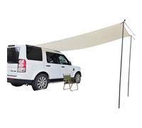 VNLCPX Voile Ombrage Rectangulaire 2 x 4,3 m, Toile Ombrage Exterieur avec Support Ventouse, Lmperméable Voiles D'ombrage pour Patio Jardin Terrasse, 95% de Protection UV, Beige