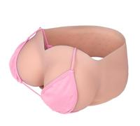 Vnmcry Faux Seins Poitrine en Silicone Travestie Réaliste Col en V sans Bretelles Remplissage de Gel Prothèse de Mastectomie Transgenre Crossdresser (Peau Claire - C Cup Taille M)