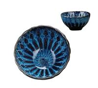 Vnmcry Tasse de Thé en Céramique Jianzhan Transformation de Four Four Jun 3 Styles Tasses de Thé Kungfu Traditionnelles Chinoises Tasse Porcelaine Fait Main Einzelstück Accessoire Artistique Pratique