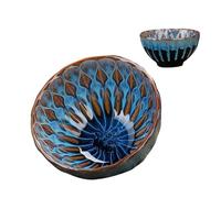 Vnmcry Tasse de Thé en Céramique Jianzhan Transformation de Four Four Jun 3 Styles Tasses de Thé Kungfu Traditionnelles Chinoises Tasse Porcelaine Fait Main Einzelstück Accessoire Artistique Pratique