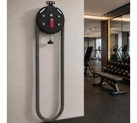 vnmudzeo EntraîNeur à Corde sans Fin pour Salle de Sport à Domicile, RéSistance RéGlable de 30 Kg, Machine à Poulie Et CâBle Compacte, pour La PréHension, Les Bras