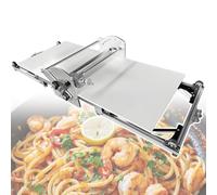 vnmudzeo Laminoir à PâTe à Pizza éLectrique RéVersible - Moteur 100 W Tout Cuivre, éPaisseur RéGlable De 2 à 30 Mm, en Acier Inoxydable