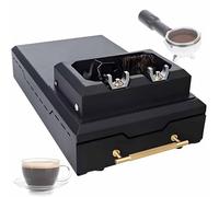 vnmudzeo Machine De Nettoyage du Marc De Café Domestique - Gain De Place, Tiroir Amovible Design, Nettoyeur Simple Black