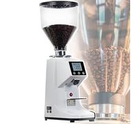 vnmudzeo Moulin à Café Automatique à Double Mode, TréMie Amovible De 500 G, Moulin à Café Expresso avec Affichage NuméRique, Meules Plates en Acier Inoxydable De 60 Mm White