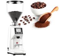 vnmudzeo Moulin à Café Expresso De Bureau, 19 RéGlages De Finesse De Mouture, 1500 ML, Moulin à Café Professionnel pour Infusion Manuelle White