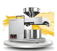 vnmudzeo Presse à Huile Automatique 1000 W, Extracteur D'Huile Essentielle à Froid Et à Froid, 3-6 Kg/H, en Acier Inoxydable, pour Tournesol, Noix, PéRilla, SéSame, Noix De Coco, Soja