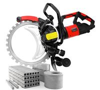 vnmudzeo Rainureuse ToroïDale éLectrique pour BéTon, Profondeur De Coupe 30,5 Cm, Scie Annulaire Portative pour BéTon 12 000 W, SystèMe Anti-PoussièRe Alimenté par Eau