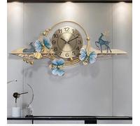 Vnook Horloge Murale décorative - Horloge à Quartz silencieuse (sans tic-tac), fonctionnant sur Piles, idéale for la décoration du Salon, de la Salle à Manger ou du Bureau.