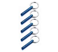 VNOX 5PCS Personnalisé Couples BFF Frères Sœurs Famille Partenaire Porte-clés 4 Côtés Nom 3D Barre Cuboïde Vertical Porte-clés Bagages/Sac Accessoires,Gravure Gratuite