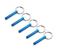 VNOX 5Pièces Couple Personnalisé Personnalisé BFF Frères Sœurs Famille Porte-clés Partner 4 Sides Nom 3D Cuboid Accessoires Verticaux de Trousseau de Barre pour le Bagage/Sac,Gravure Libre