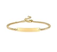 VNOX Bijou de poignet à personnaliser, modèle duo pour partenaire ou proche, taille 17 cm, matériau inoxydable