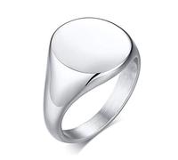 VNOX Crête de Famille Personnalisée/Logo/Emblème National/Chevalière Bague Joint Bague en Acier Inoxydable pour Homme,Cadeau pour Anniversaire/Fête des Pères/Saint Valentin/Noël