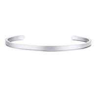 VNOX Gravure 3/4/5/8mm Bracelet Personnalisé Acier Inoxydable Relation Amicale Couple Bracelet d'inspiration Familiale ID Message Bracelet Manchette Bijoux pour Hommes Femmes
