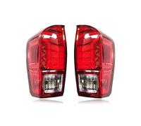 VNRQJLSN Feu Arrière De Style De Voiture Pour Toyota Pour Tacoma 2016 2017 2018 2019 2020 Pick-up Feu Arrière Rouge Feu Stop Feu D'avertissement (Red Cover)