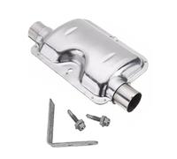 VNSMM Chauffage Diesel Accessoires de Chauffage à air Diesel 120 cm Silencieux d'échappement Silencieux Chauffage de stationnement Portable Tuyau en Acier Inoxydable Tuyau à air Chaud(Without Tube)