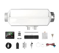 VNSMM Chauffage Diesel Chauffage Diesel 12 V 2 KW ou 5 KW, Coque en Aluminium, Chauffage de stationnement à air pour Voiture, Bus, Camion, Bateau Tuyau à air Chaud(2KW)