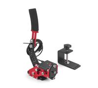 VNSMM frein à main Pour PS4 PS5 PC Frein à main Pour jeux de course SIM Pour Logitech G29 Acier et aluminium RALLY Réglable Pour PC Windows DIRT frein de stationnement(Red)