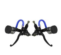 VNSMM Moto De Levier Paire d'embrayage Pompe de Frein Avant Universelle pour Moto, 22 mm, Assemblage Droit/Gauche, Levier de Frein réglable, Grande coupelle, Compatible avec LC150(One Pair)